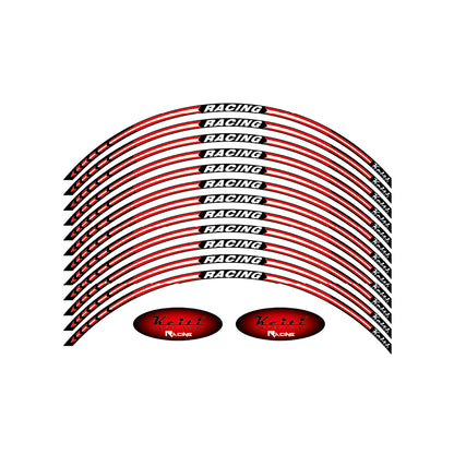 KEITI REFLECTIVE WHEEL 3 STRIPE RACING WS820R [RED