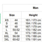 Spidi-size-chart-Men