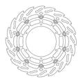 BRAKE DISC FRONT LEFT MOTO MASTER FLAME 320MM KTM