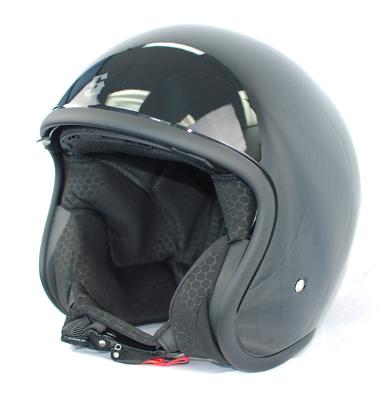 Scorpion Bandit - Open Face Gloss Black