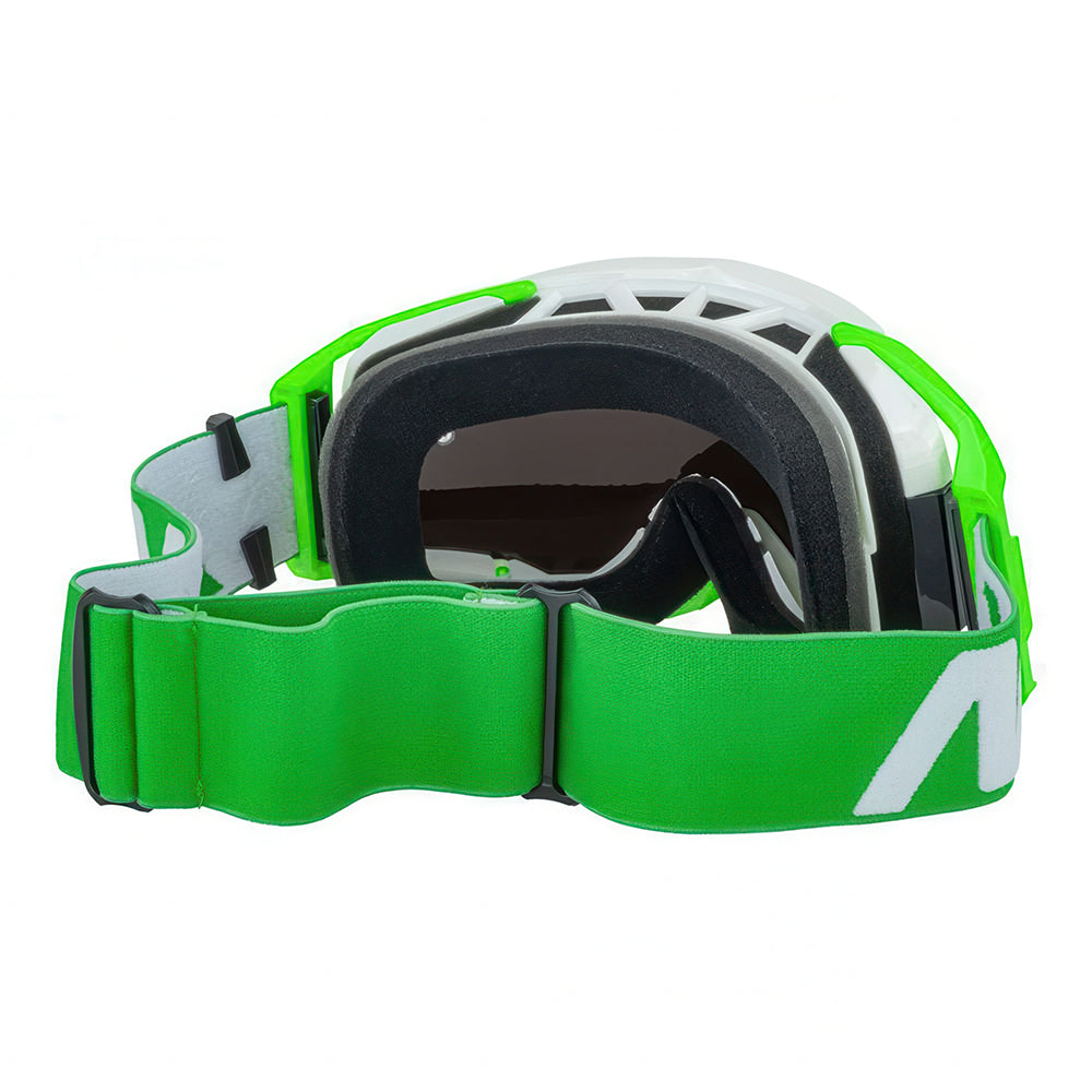 NITRO NV-150 GOGGLES [WHITE GREEN GREEN LENS] 3
