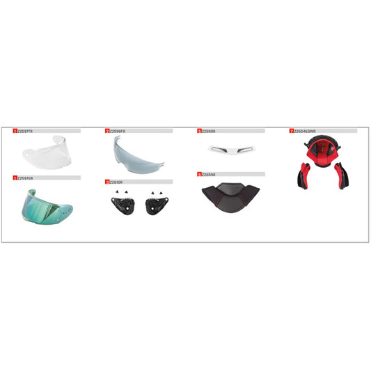50.6 HELMET SPARES