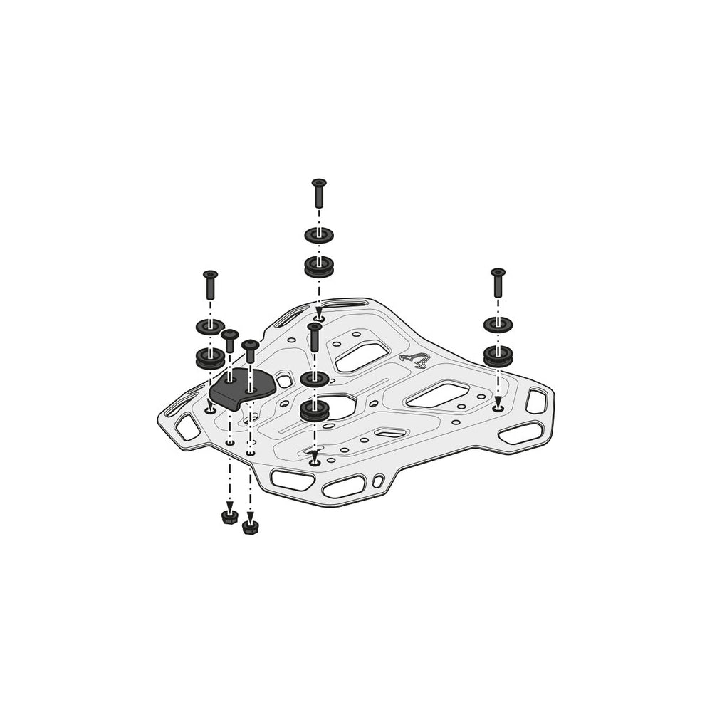 REAR CARRIER SW MOTECH ADVENTURE RACK SUZUKI V-SSTROM 800 22-ON