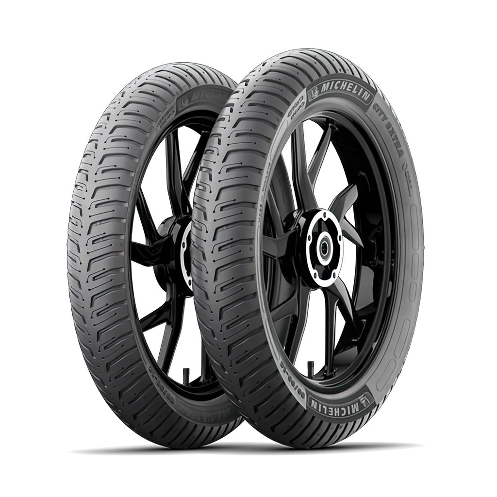Michelin City Extra Tyre on rims