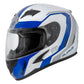 RJAYS GRID Helmet - Gloss White/Blue