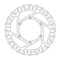 BRAKE DISC FRONT MOTO MASTER NITRO 270MM GAS GAS YAMAHA
