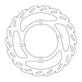 BRAKE DISC FRONT REAR MOTO MASTER FLAME 160MM GAS GAS HUSQVARNA KTM