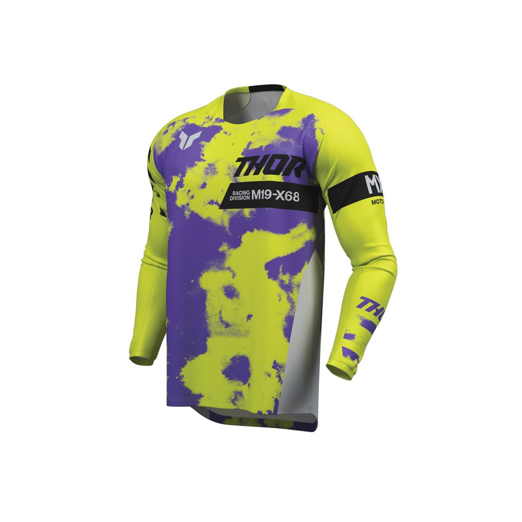 THOR MX YOUTH LAUNCHMODE BLEACH GRAY/ACID