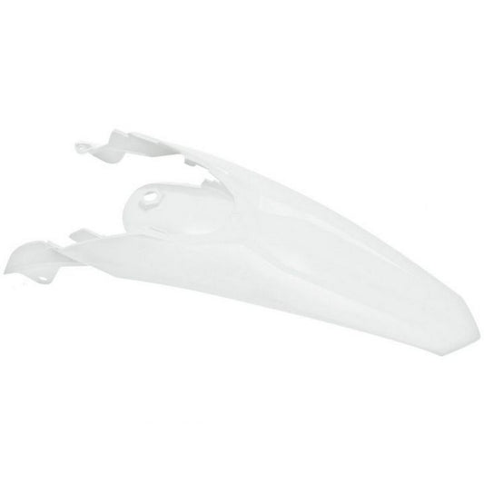REAR FENDER RTECH WHITE KTM SX SX-F XC XC-F