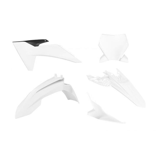 PLASTICS KIT RTECH 6 PIECE WHITE KTM 65SX 24-ON