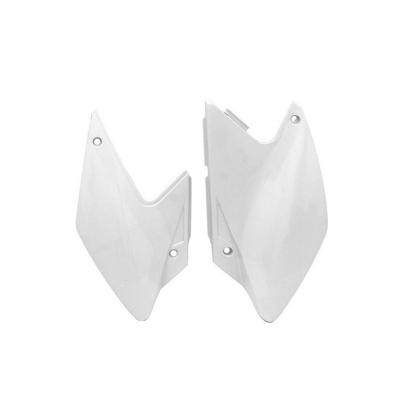 SIDEPANELS RTECH MADE IN ITALY KAWASAKI KLX450R 07-17 WHITE