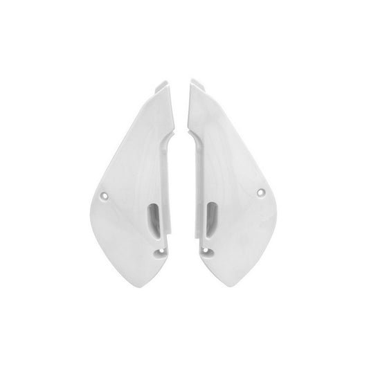 SIDEPANELS RTECH KAWASAKI KX65 01-24 SUZUKI RM65 01-20 KAWASAKI KLX110 SUZUKI DRZ110  02-09 WHITE