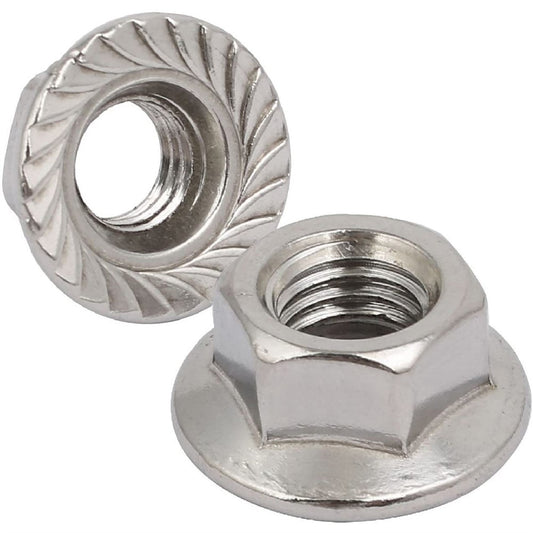 Flanged Lock Nut Stainless