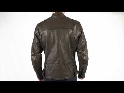 Oxford Route 73 2.0 Leather Jacket - Black