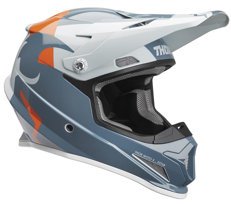 Thor MX S19 Sector Shear Slate Sky XLarge Helmet