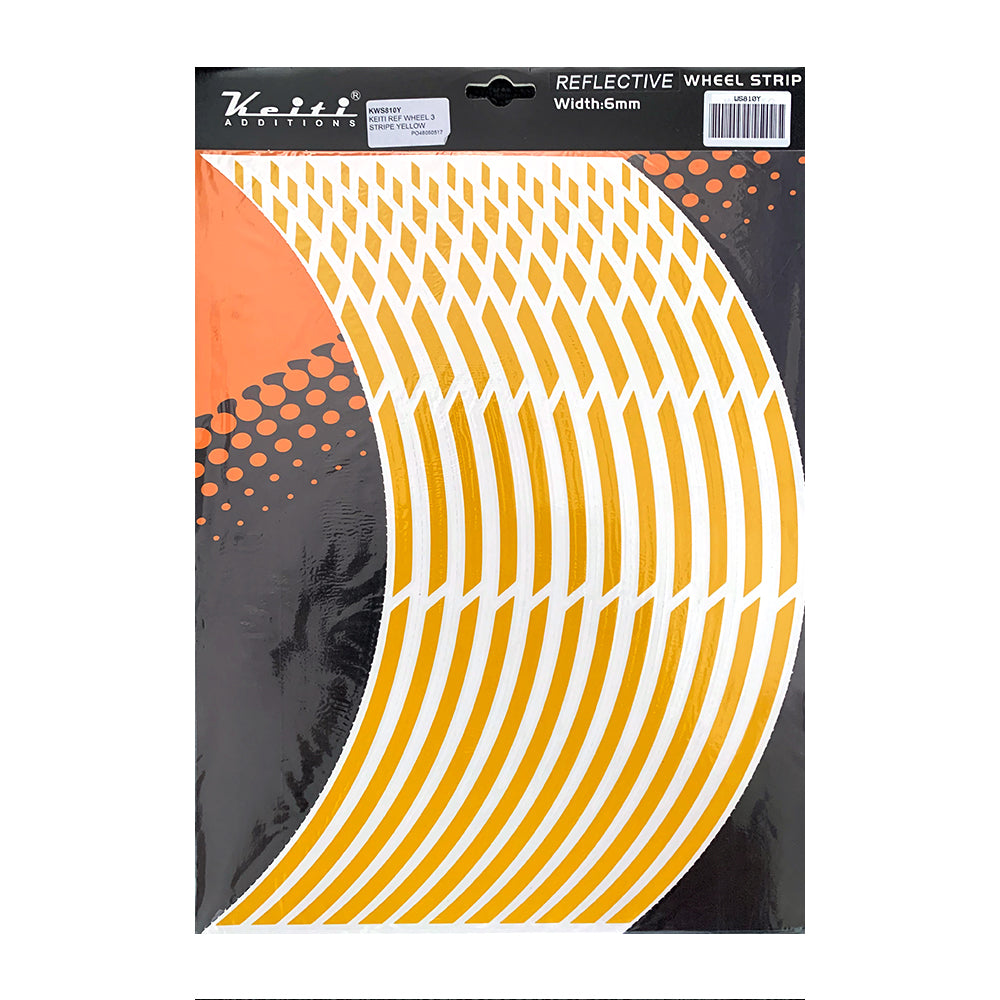 KEITI REFLECTIVE WHEEL 3 STRIPE [YELLOW]