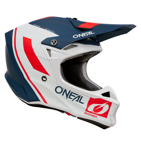 O'Neal 10SRS FLOW Helmet - Blue/White/Red