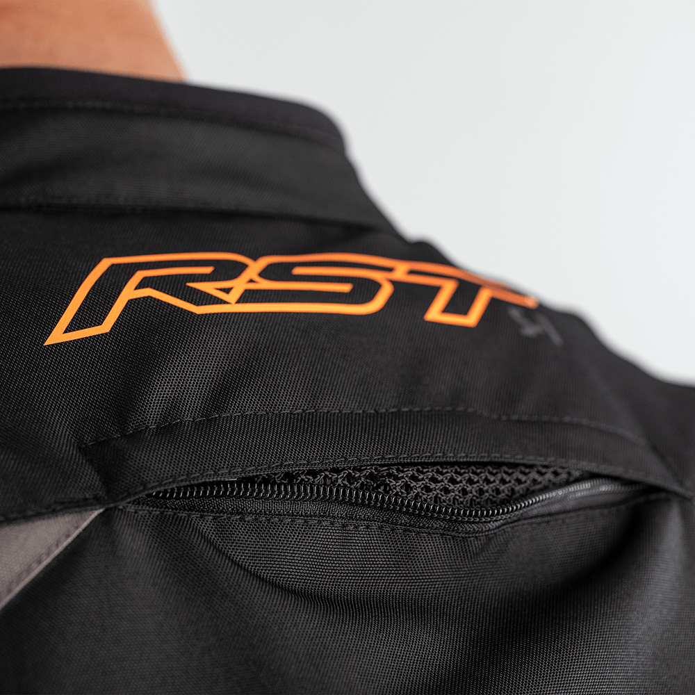 RST S-1 TEXTILE JACKET [BLACK/NEON ORANGE]