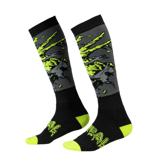 O'Neal PRO MX Zombie Sock - Black/Green