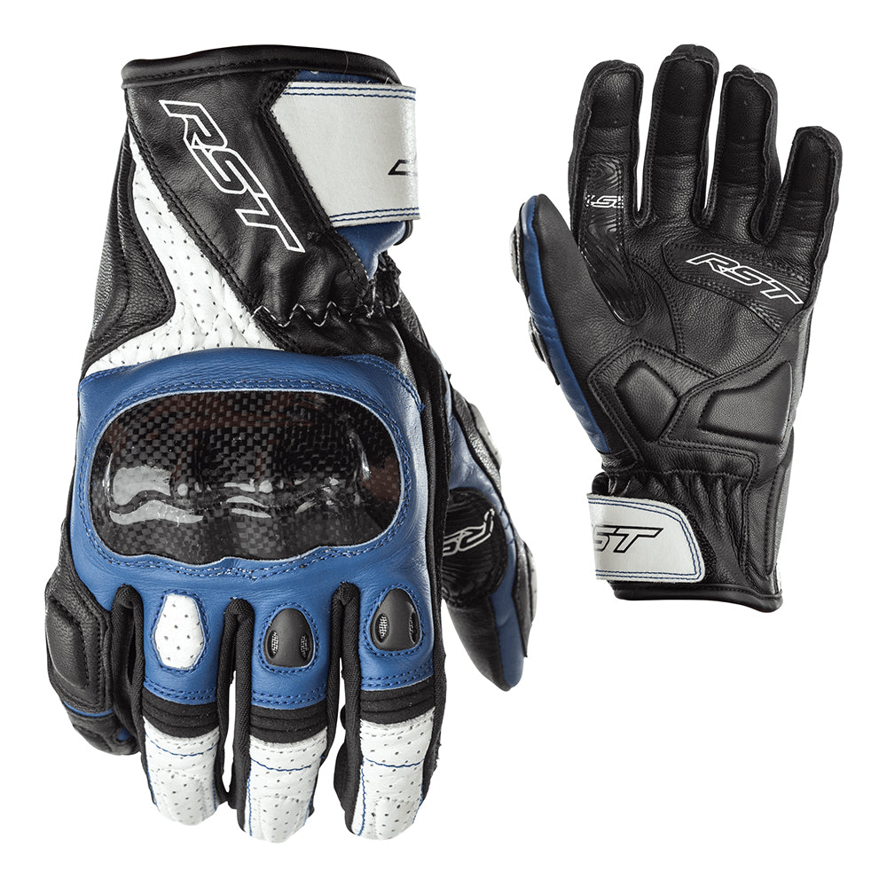 RST STUNT 3 CE GLOVE [BLACK BLUE] 1