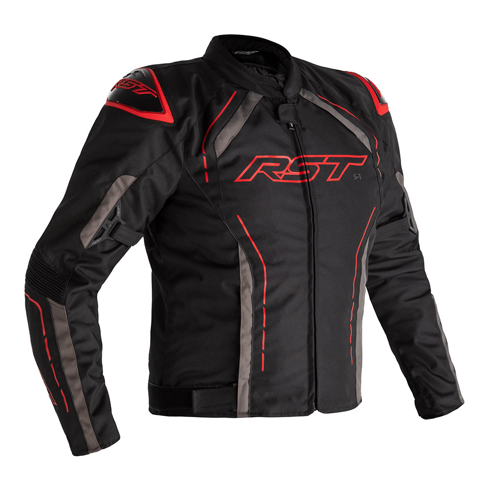 RST S-1 CE TEXTILE JACKET [BLACK GREY RED] 1