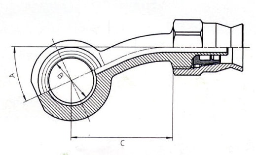 Lateral side banjo