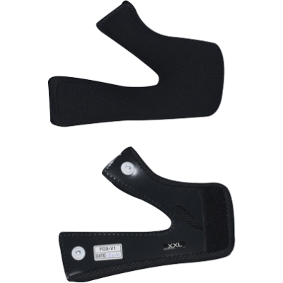 Fox Adult V1 Cheek Pads Black