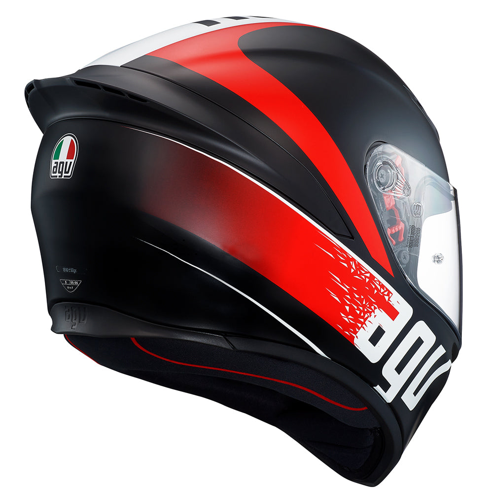 AGV K1 [GRIP MATT BLACK/RED]