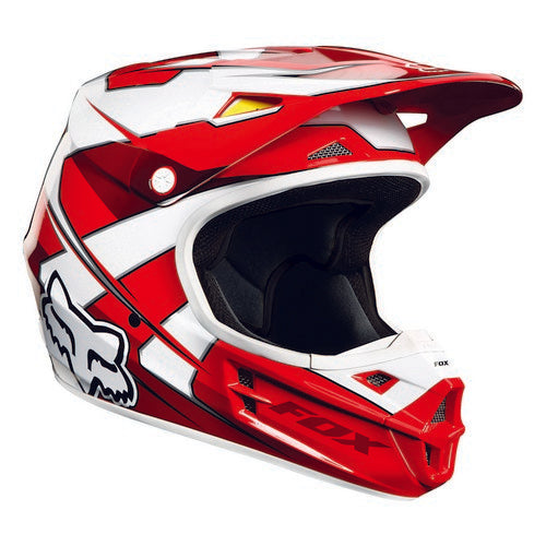 Fox V1 Race Helmet Visor Red