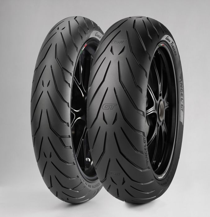 Set of Pirelli Angel GT 120/70ZR17 & 180/55ZR17 Road Tyres