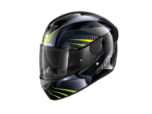 Shark D-Skwal 2 Mercurium Black/Ant/Green Full Face Road Helmet