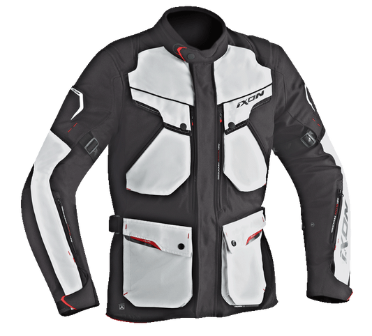 IXON Crosstour Textile Black/Grey Jacket