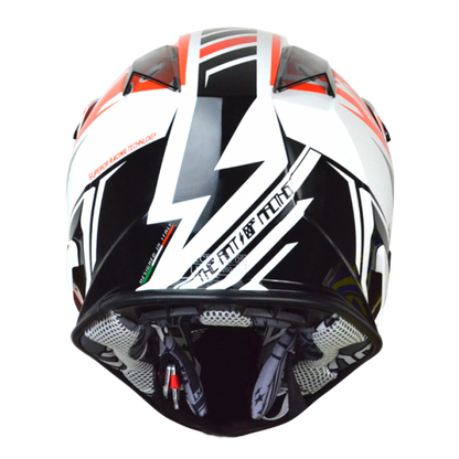 JUST1 J32 Pro Rave Black/Orange MX Helmet