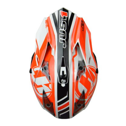 JUST1 J32 Pro Rave Black/Orange MX Helmet