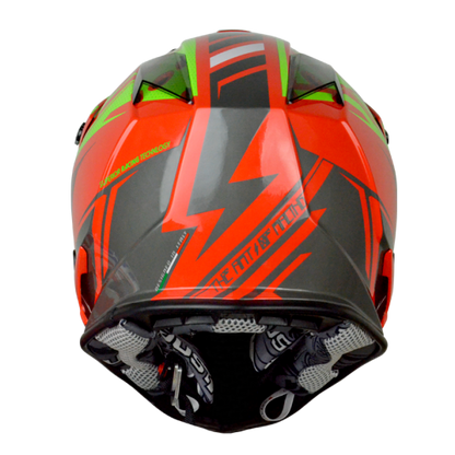 JUST1 J32 Pro Rave Red/Lime MX Helmet