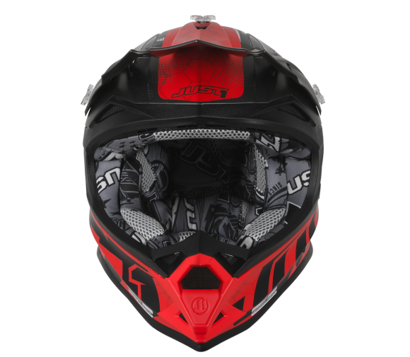 JUST1 J32 Swat Camo Red Matt Youth Helmet