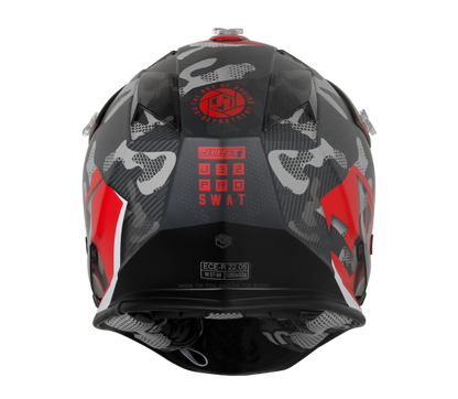 JUST1 J32 Swat Camo Red Matt Youth Helmet