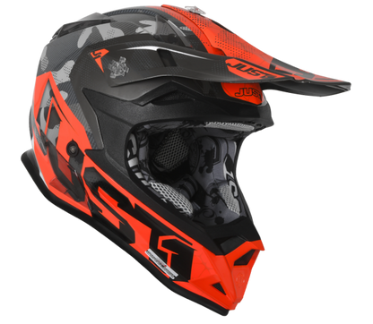 JUST1 J32 Swat Camo Orange Helmet