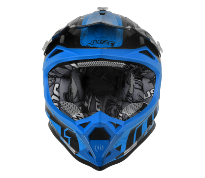 JUST1 J32 Swat Camo Blue Helmet