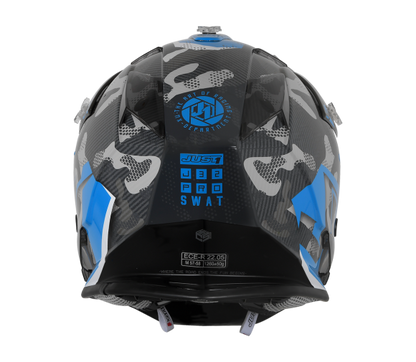 JUST1 J32 Swat Camo Blue Helmet