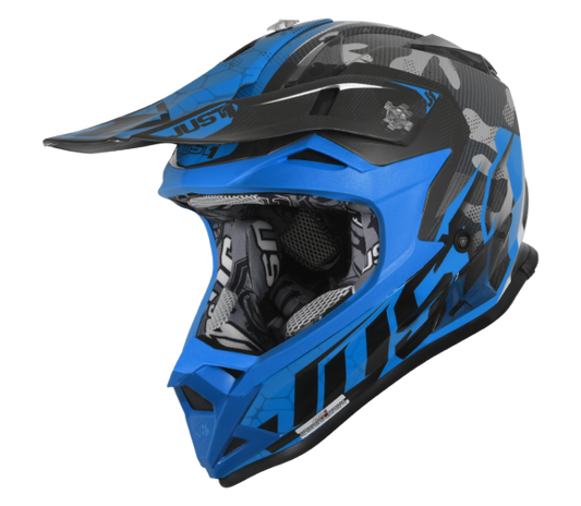 JUST1 J32 Swat Camo Blue Youth Helmet