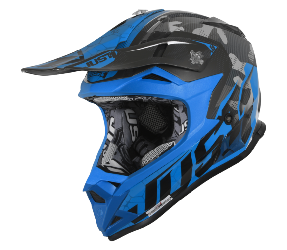 JUST1 J32 Swat Camo Blue Helmet