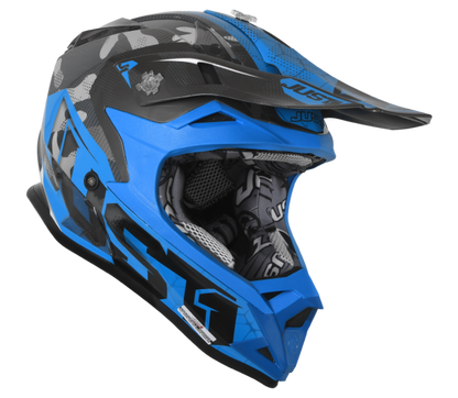 JUST1 J32 Swat Camo Blue Helmet