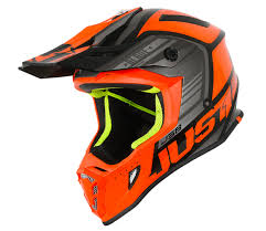 JUST1 J38 Blade MX Helmet - Orange/Black Gloss