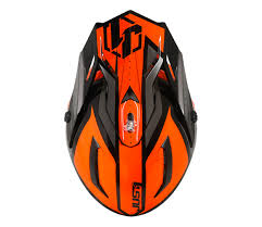JUST1 J38 Blade MX Helmet - Orange/Black Gloss