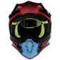 JUST1 J38 Mask MX Helmet - Blue/Red/Black - Gloss
