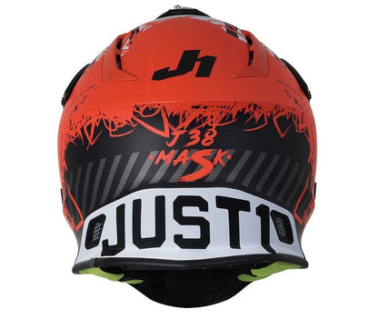 JUST1 J38 Mask MX Helmet - Fluo Orange/Titanium Black
