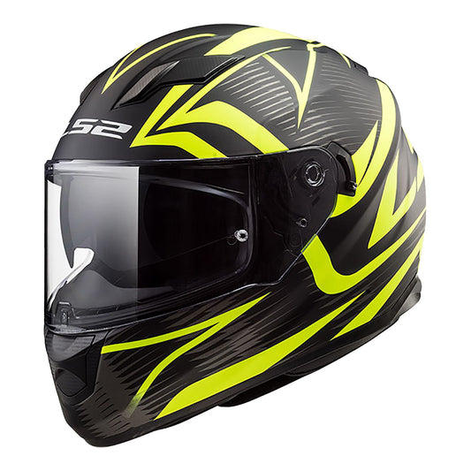 LS2 FF320 Stream Evo Jink Black/Yellow/Hi-Vis Road Helmet