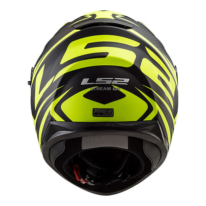 LS2 FF320 Stream Evo Jink Black/Yellow/Hi-Vis Road Helmet