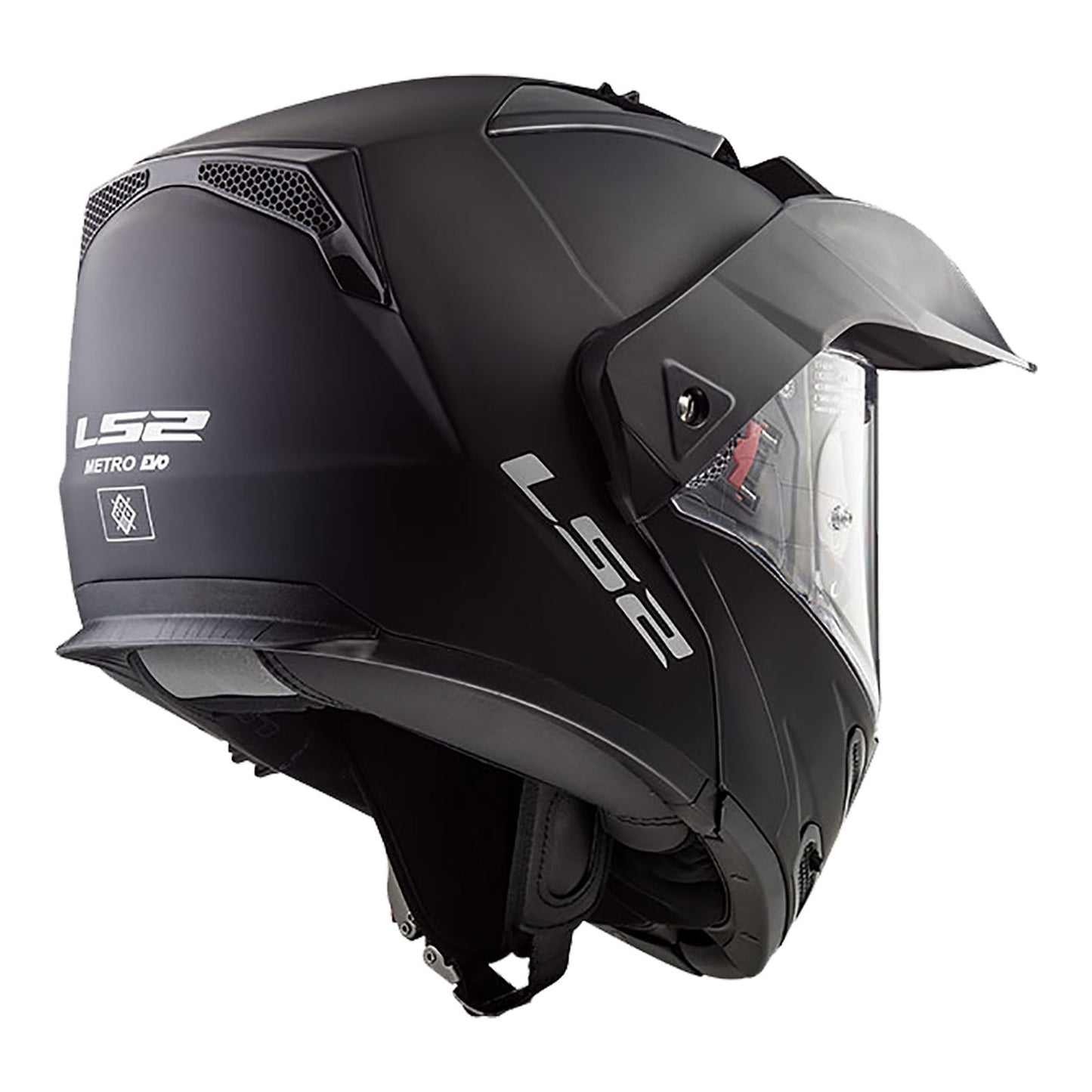 LS2 FF324 Metro Matt Black Flip Full Face Road Helmet